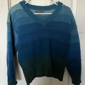 Blue Ombre Sweater